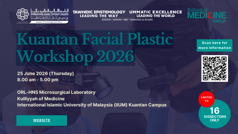 Kuantan Facial Plastic Workshop 2026